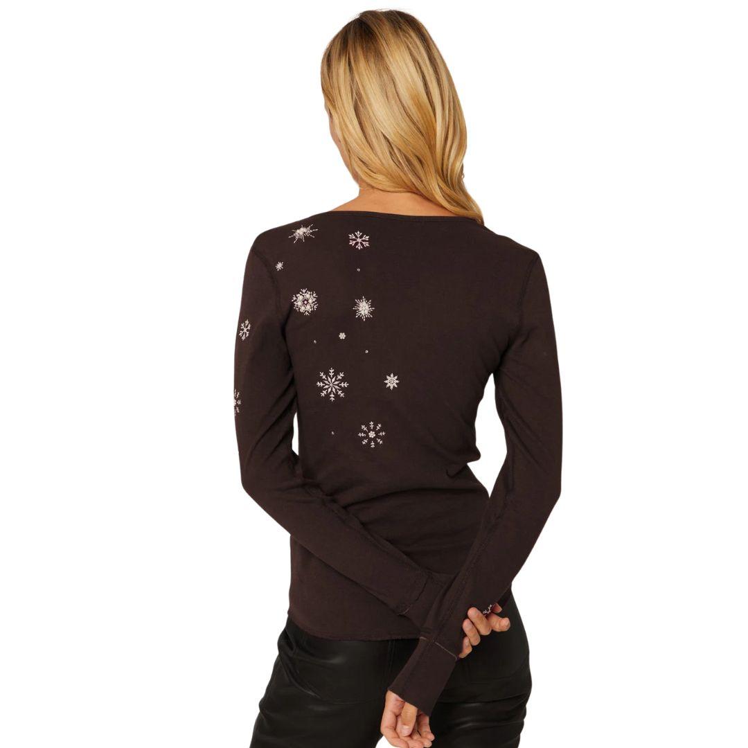 Alp N Rock Annika Henley Shirt - Coffee